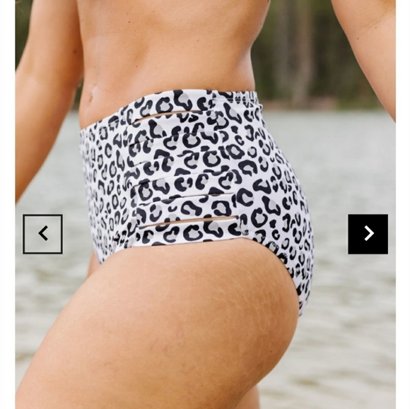 KIAVA Sunburst Mid Rise Swim Bottom (L) - Picture 1 of 3